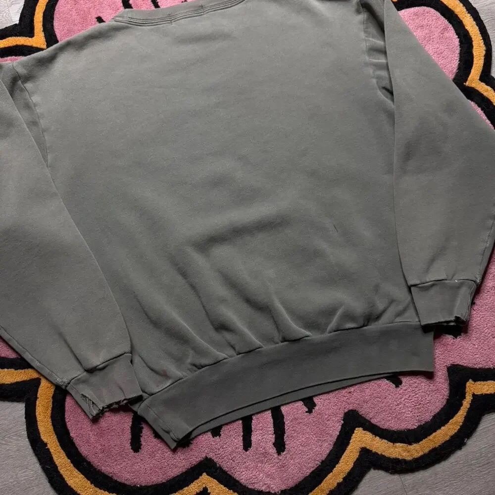 Vintage 90’s Polo Ralph Lauren Distressed Embroidered Logo Sweatshirt Medium